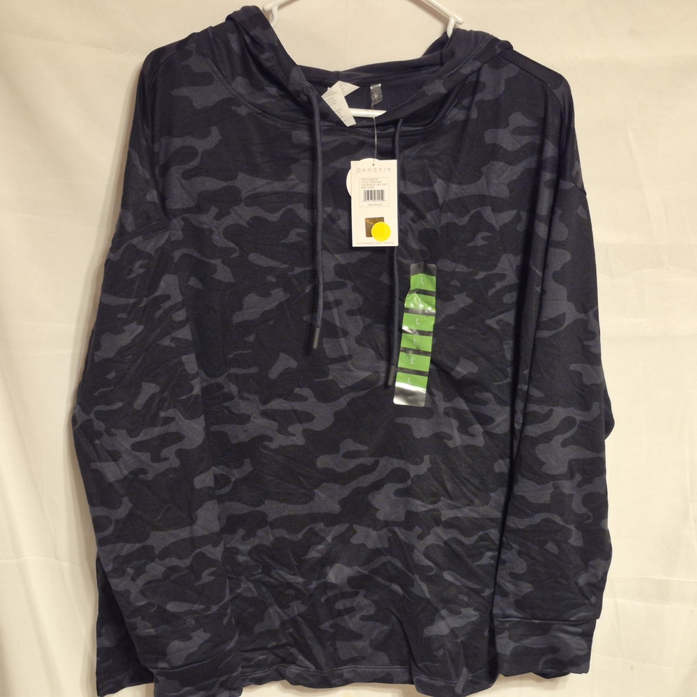 NWT LADIES Danskin Black and Gray Hoodie